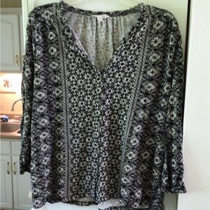 Lucky Brand peasant Blouse